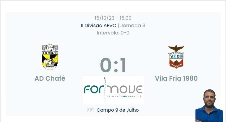 Futebol AF Viana do Castelo / Declarações finais  Chafé 0-1 Vila Fria
