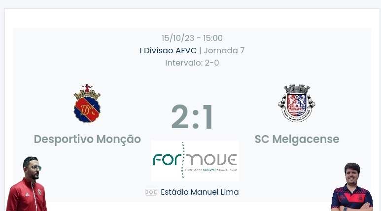 Futebol AF Viana do Castelo / Declarações finais  Monção 2-1 Melgacense
