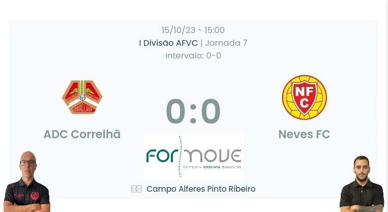 Futebol AF Viana do Castelo / Declarações finais Correlhã 0-0 Neves