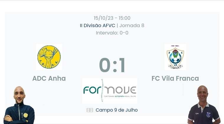 Futebol AF Viana do Castelo / Declarações finais  Anha 0-1 Vila Franca