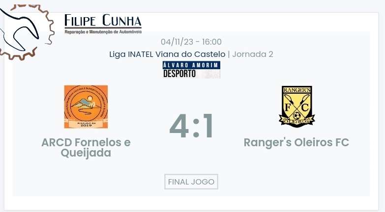 Liga INATEL Viana do Castelo / Declarações finais   Fornelos e Queijada 4-1 Oleiros