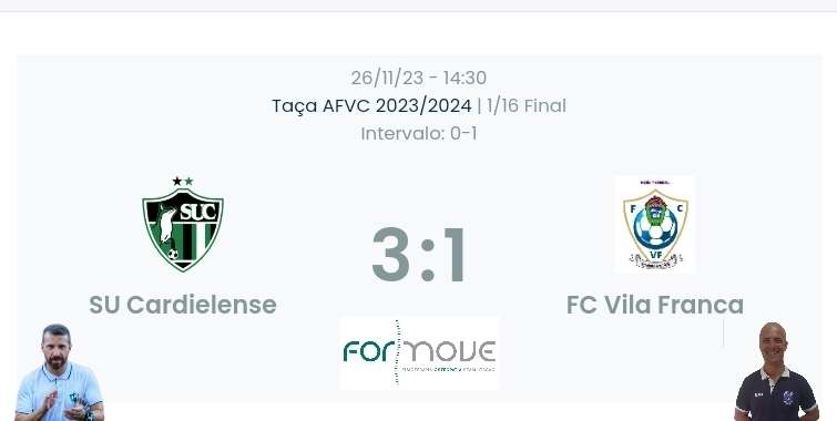 Futebol AF Viana do Castelo / Declarações finais  Cardielense 3-1 Vila Franca