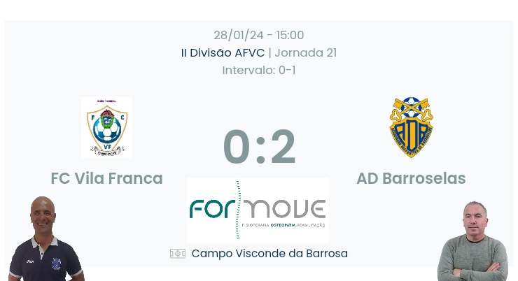 Futebol AF Viana do Castelo / Declarações finais  Vila Franca 0-2 Barroselas