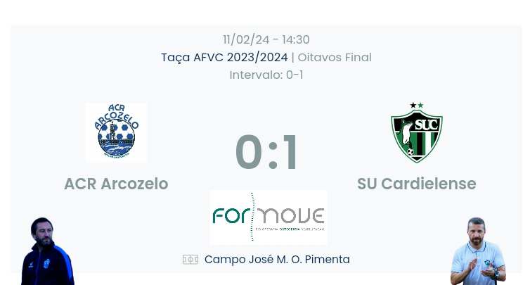 Taça AF Viana do Castelo / Declarações Finais   Arcozelo 0-1 Cardielense