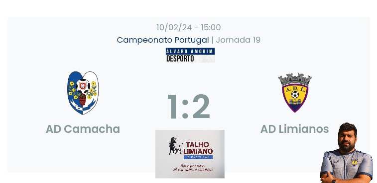 Campeonato Portugal / Declarações finais   Camacha 1-2 Limianos