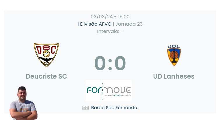 Futebol AF Viana do Castelo / Declarações Finais  Deucriste 0-0 Lanheses