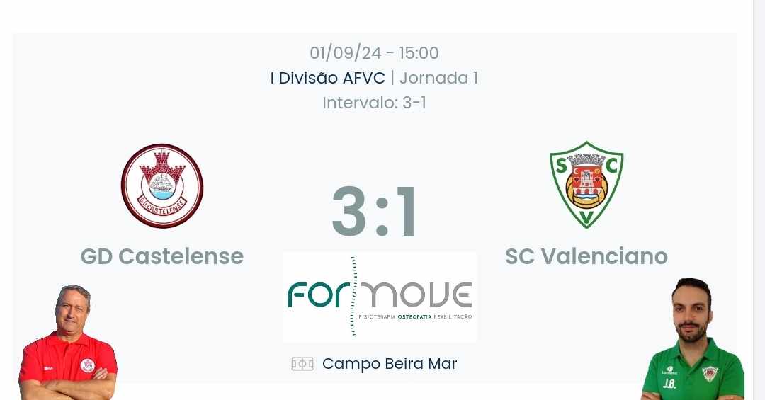 Futebol AF Viana do Castelo / Declarações Finais   Castelense 3-1 Valenciano