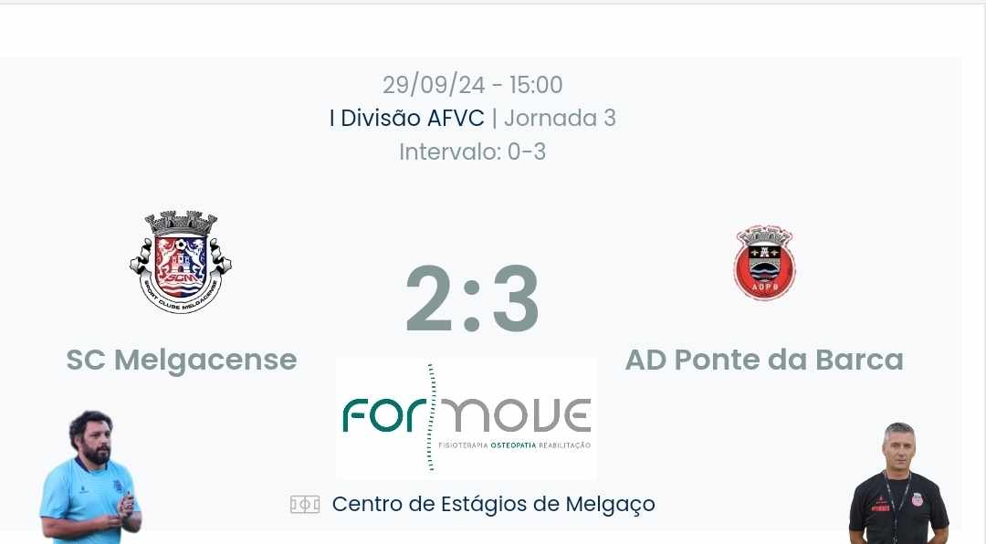 Futebol AF Viana do Castelo / Declarações Finais  Melgacense 2-3 Ponte da Barca