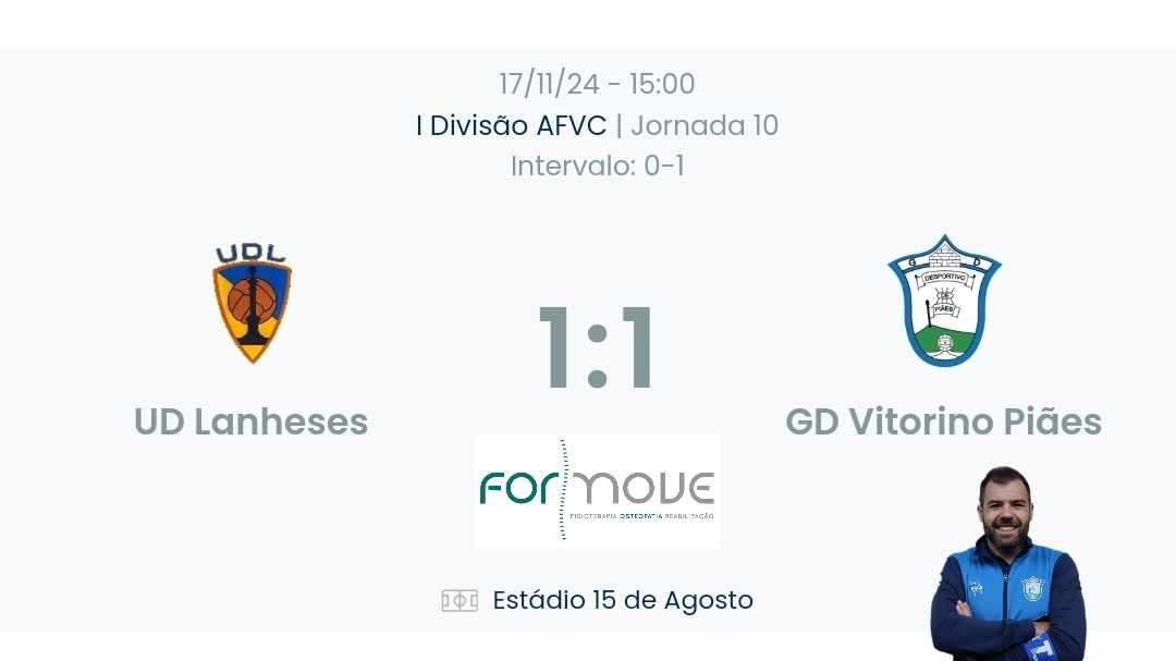 Futebol AF Viana do Castelo / Declarações  Lanheses 1-1 Vitorino Piães