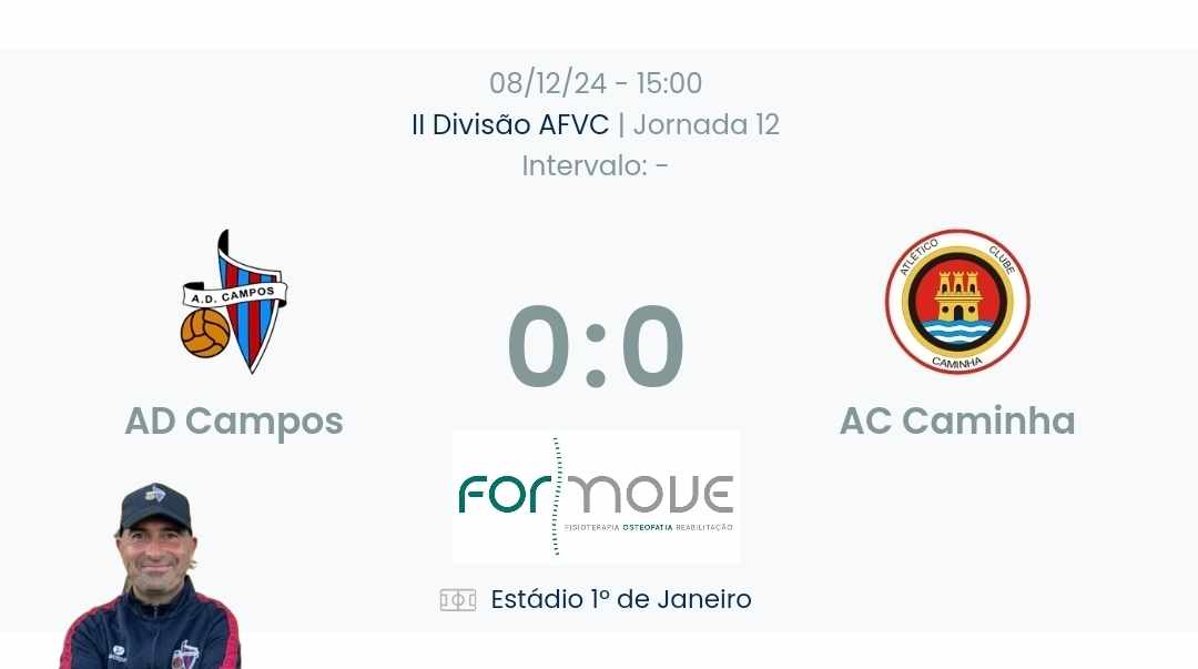 Futebol AF Viana do Castelo / Declarações  Campos 0-0 Caminha