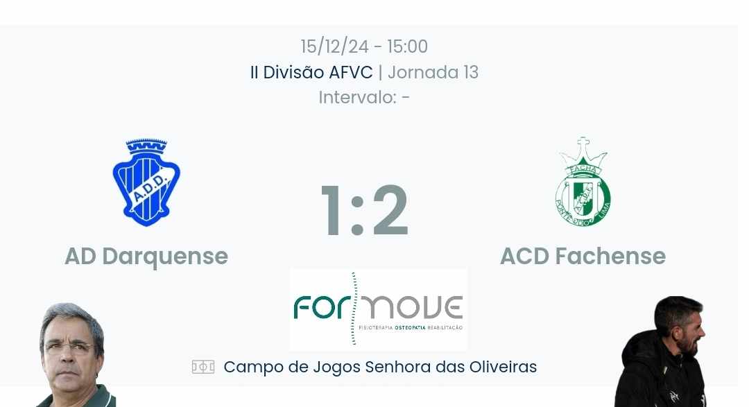 Futebol AF Viana do Castelo / Declarações  Darquense 1-2 Fachense