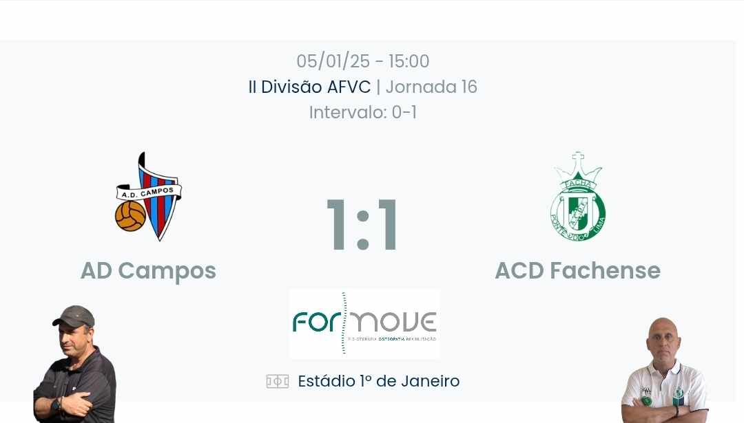Futebol AF Viana do Castelo / Declarações  Campos 1-1 Fachense
