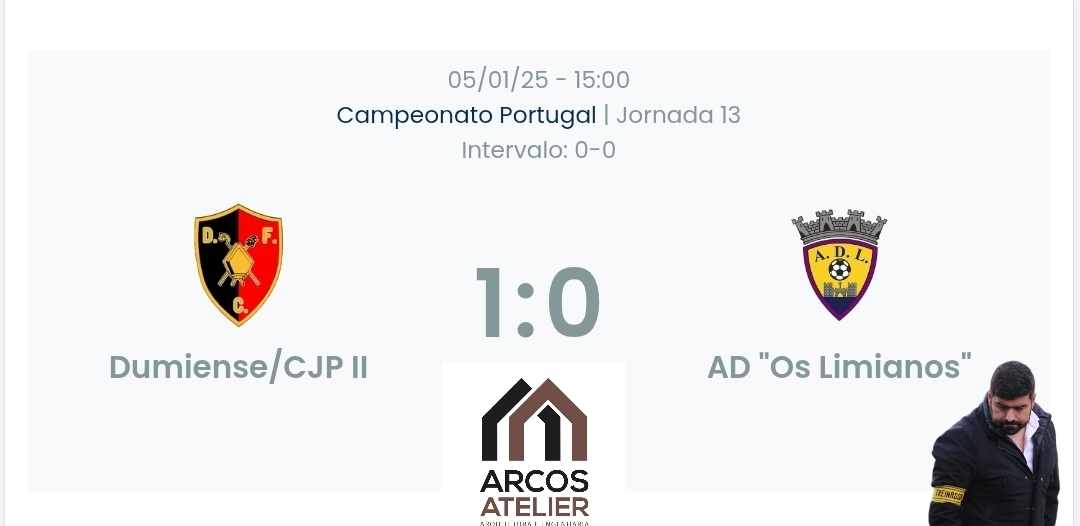 Campeonato Portugal / Declarações  Dumiense 1-0 Limianos