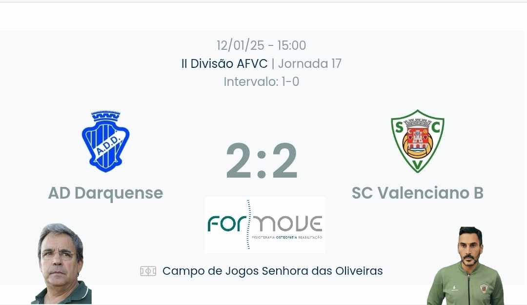 Futebol AF Viana do Castelo / Declarações   Darquense 2-2 Valenciano b