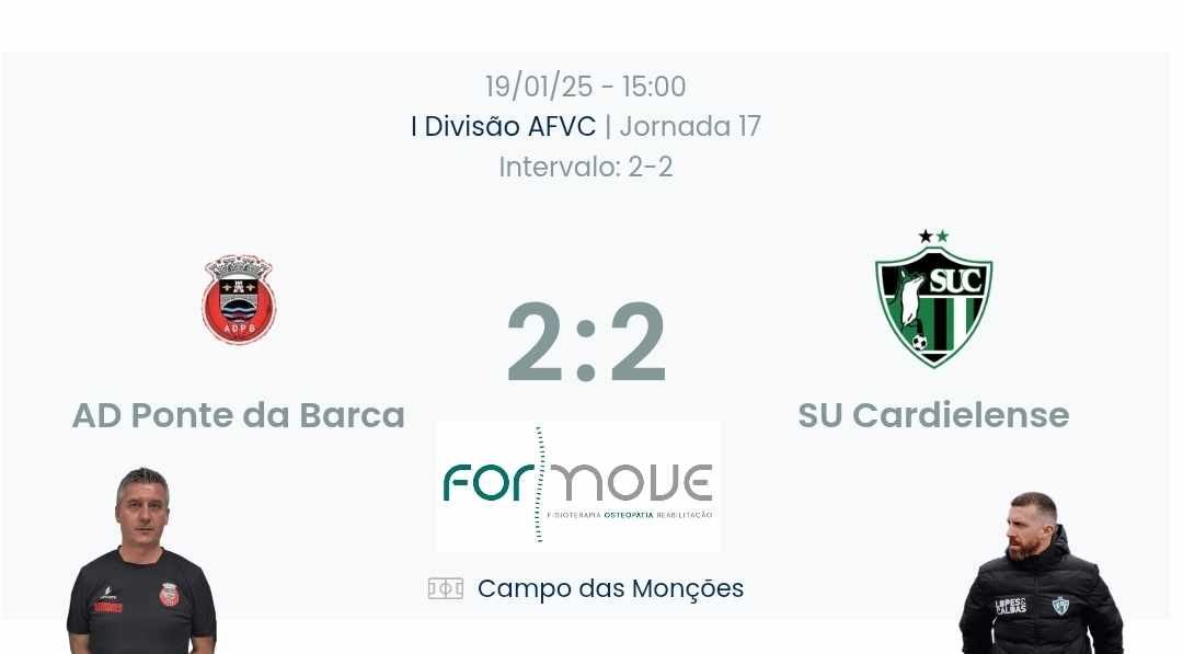 Futebol AF Viana do Castelo / Declarações  Ponte da Barca 2-2 Cardielense