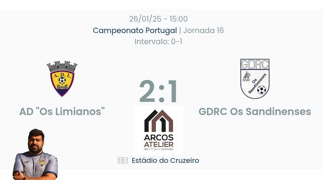 Campeonato Portugal / Declarações Limianos 2-1 Sandinenses