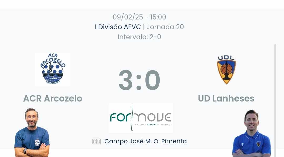 Futebol AF Viana do Castelo / Declarações  Arcozelo 3-0 Lanheses