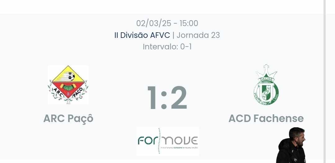 Futebol AF Viana do Castelo / Declarações   Paçô 1-2 Fachense