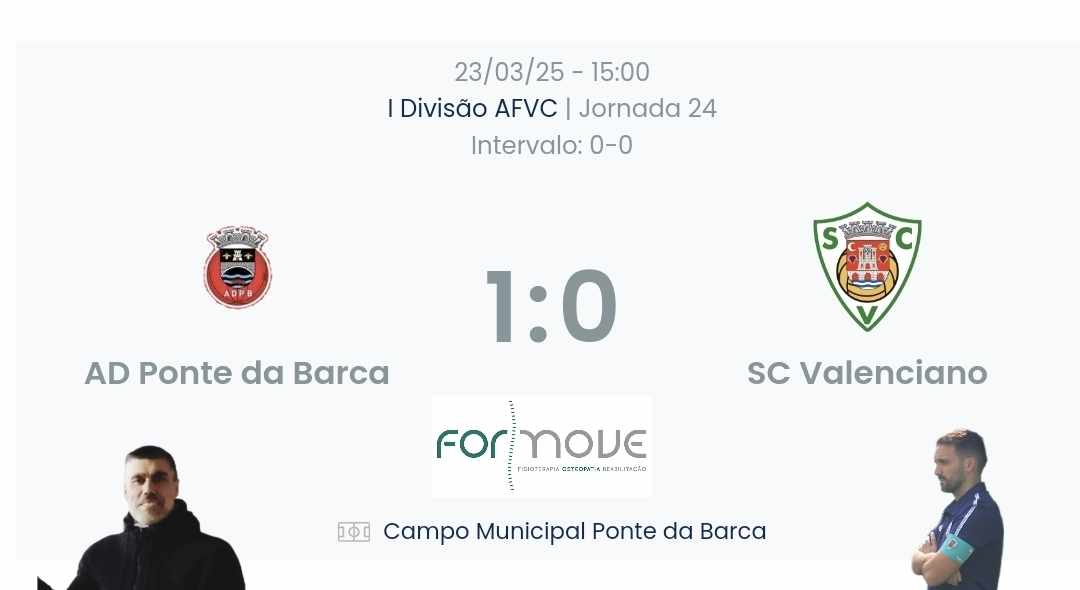 Futebol AF Viana do Castelo / Declarações   Ponte da Barca 1-0 Valenciano