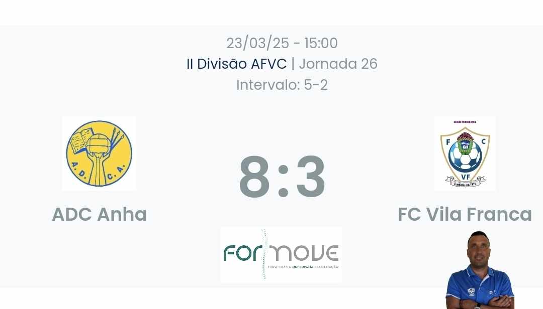 Futebol AF Viana do Castelo / Declarações  Anha 8-3 Vila Franca