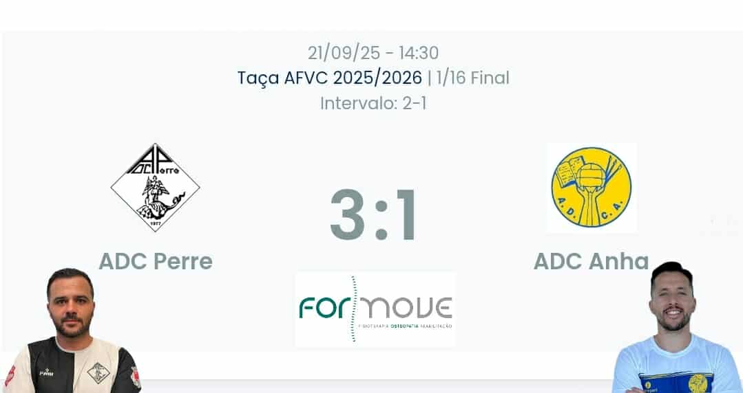 Futebol AF Viana do Castelo / Declarações Perre 3-1 Anha