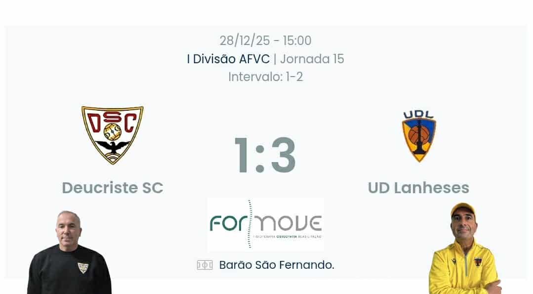 Futebol AF Viana do Castelo / Declarações Deucriste 1-3 Lanheses