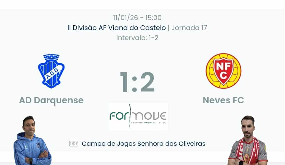 Futebol AF Viana do Castelo / Declarações  Darquense 1-2 Neves
