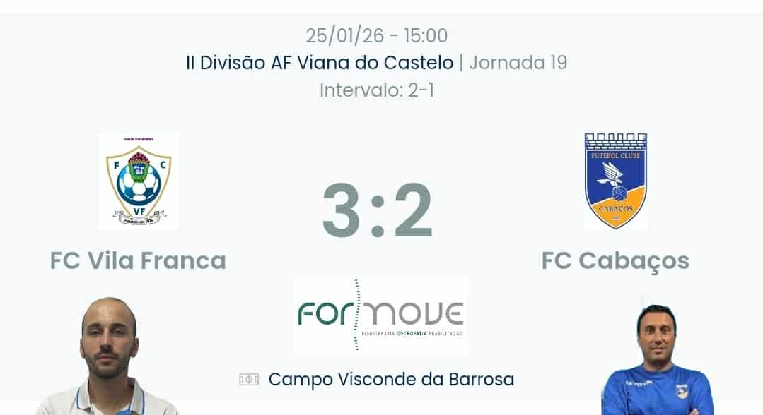 Futebol AF Viana do Castelo / Declarações  Vila Franca 3-2 Cabaços