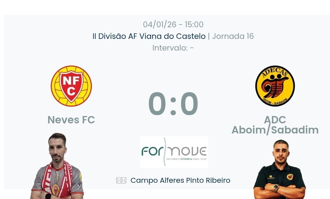 Futebol AF Viana do Castelo / Declarações  Neves 0-0 ADECAS