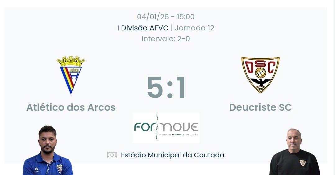 Futebol AF Viana do Castelo / Declarações  Atlético 5-1 Deucriste