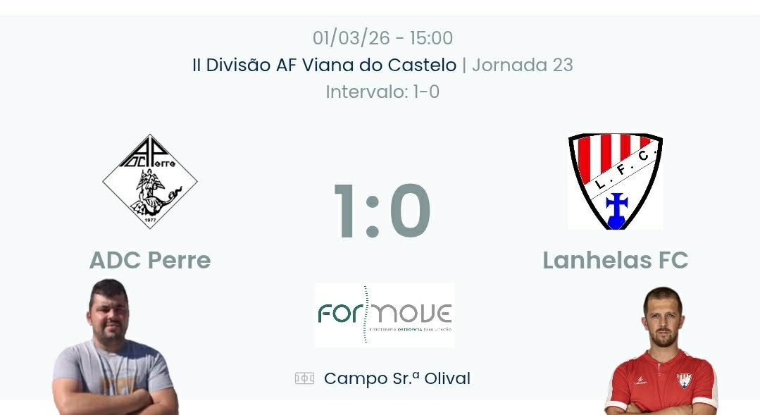 Futebol AF Viana do Castelo / Declarações Perre 1-0 Lanhelas