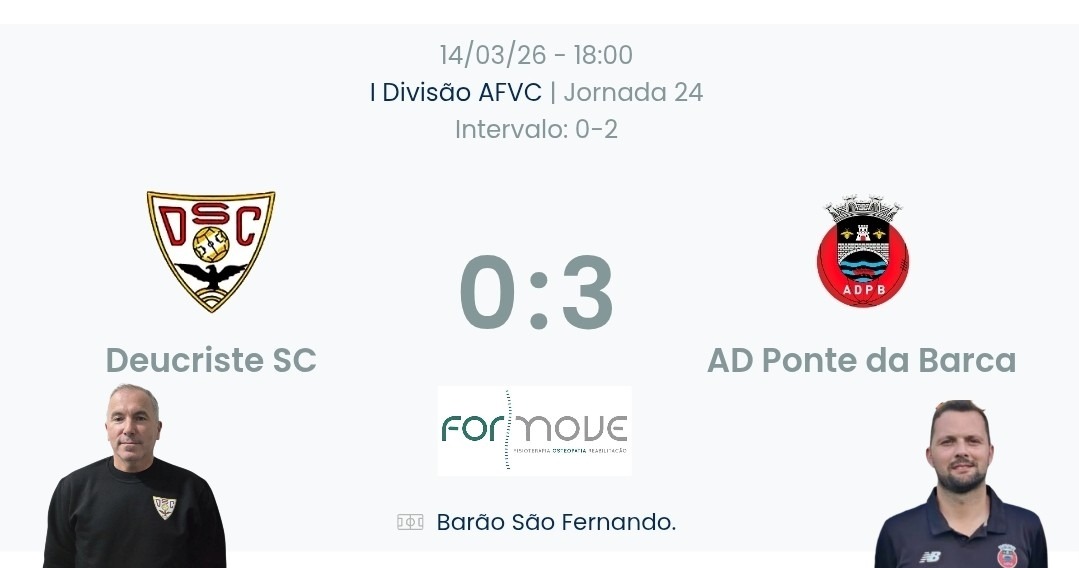 Futebol AF Viana do Castelo / Declarações  Deucriste 0-3 Ponte da Barca