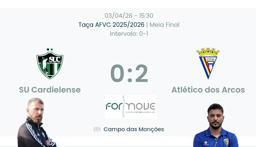 Taça AFVC / Declarações  Cardielense 0-2 Atlético dos Arcos