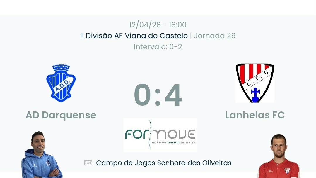 Futebol AF Viana do Castelo / Declarações Darquense 0-4 Lanhelas