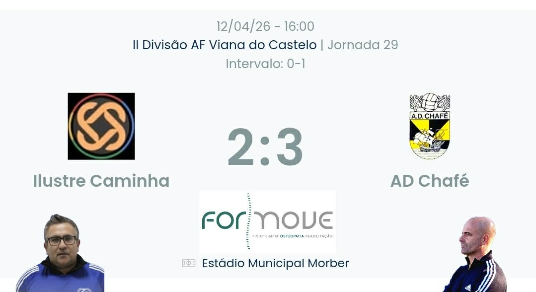 Futebol AF Viana do Castelo / Declarações  Ilustre 2-3 Chafé
