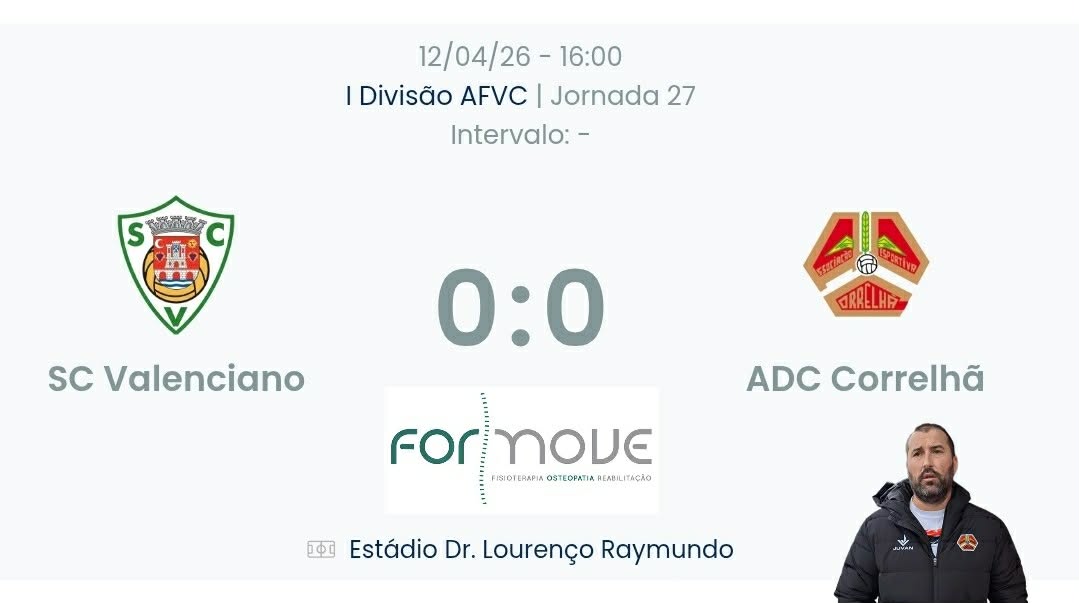 Futebol AF Viana do Castelo / Declarações  Valenciano 0-0 Correlhã