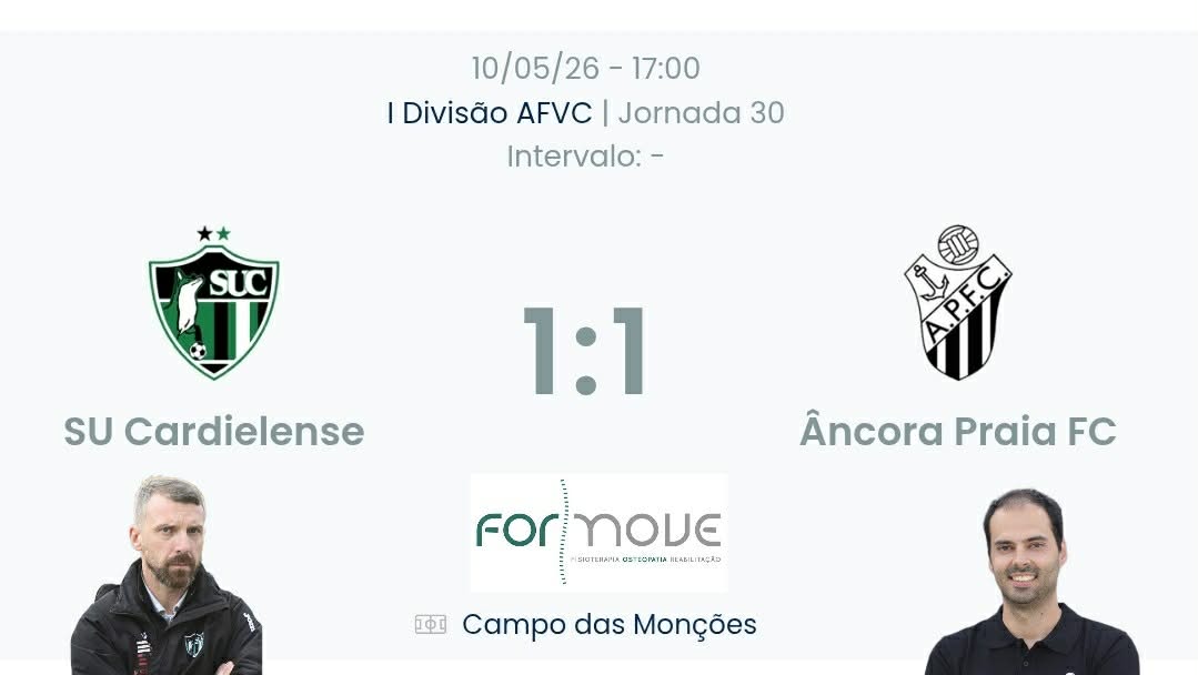 Futebol AF Viana do Castelo / Declarações   Cardielense 1-1 Âncora Praia
