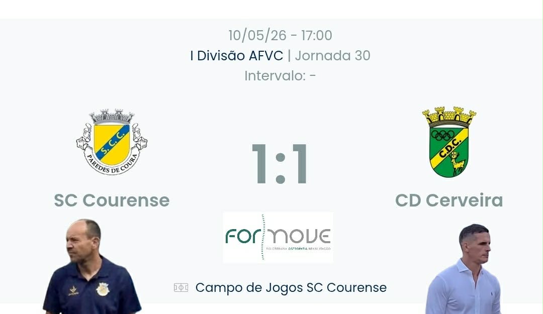 Futebol AF Viana do Castelo / Declarações  Courense 1-1 Cerveira