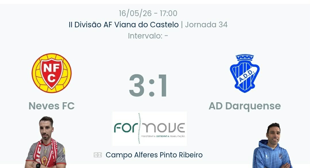 Futebol AF Viana do Castelo / Declarações  Neves 3-1 Darquense